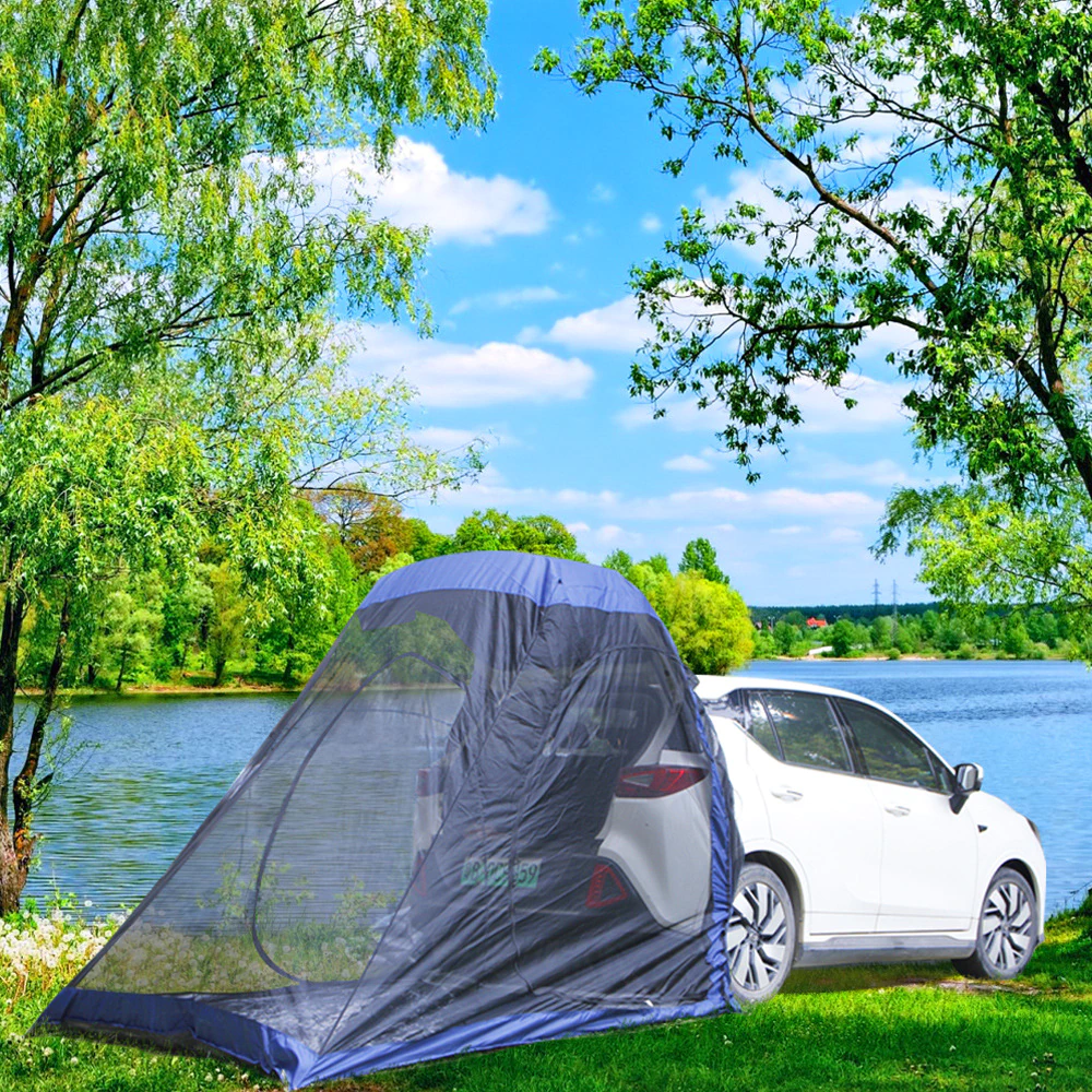 Cheap Goat Tents Outdoor Car Trunk Tent SUV Self driving Tail Tent Outdoor Camping Car Rear Tail Extension Tents Sunshade Rainproof Pergola   